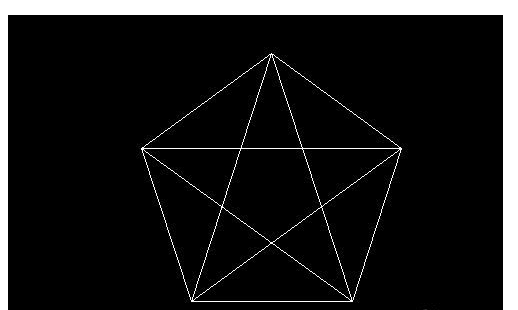 CAD如何快速畫(huà)五角星
