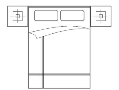 怎么用CAD繪制雙人床