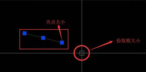 CAD怎么調整十字光標、拾取框、夾點等的大小