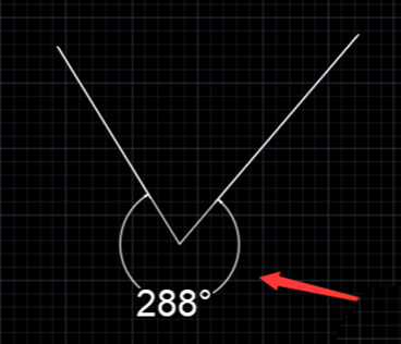 CAD中如何標注較大的角度？