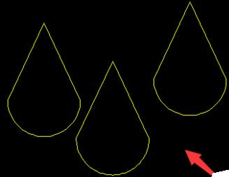怎樣在CAD中快速繪制水滴？